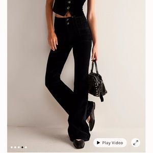 Free people flare pants corduroy